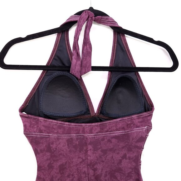 Magicsuit One Piece Swimsuit Size 6 Halter Top Padded Bathing Suit Purple USA - Picture 5 of 15